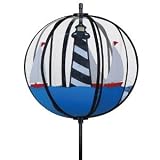 Carousel Ball Wind Spinner - Hatteras Lighthouse