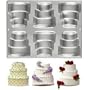 Wilton 6-Cavity Mini-Tiered Cake Pan