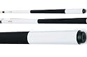 Eliminator 58in White Fiberglass Two Piece Pool Cue Over