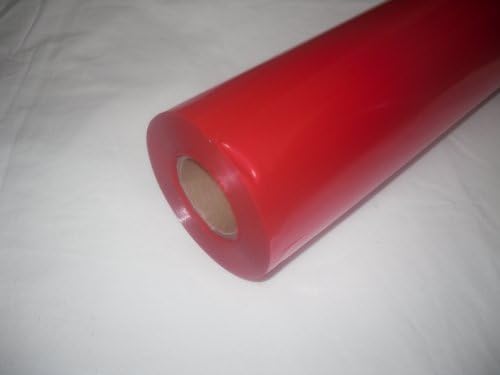 10m x 80cm Roll Tinted Red Cellophane Wrap. Florist Quality Bouquet / Gift / Hamper / Basket Wrapping by Tinted Cellophane Wrap