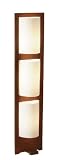 Adesso Zen Floor Lamp, Walnut