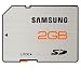 Samsung 2 GB SD Flash Memory Card, Brushed Metal -  MB-SS2GA/US