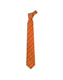 Forzieri Gold Line Variegated Lines Woven Silk Tie Blue