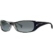 Arnette AN 4020-193/53 Metallic Grey Blue Deco STANCE Sunglasses with Blue Mirror Silver Faded Lenses