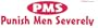 PMS PUNISH MEN SEVERELY decal bumper sticker