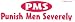 PMS PUNISH MEN SEVERELY decal bumper sticker