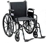 Silver Sport I Wheelchair - Removable Desk Arms, 18, Swingaway Elevating Legrests