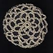 Khaki Hair Net Crocheted Hair Bun Cover- LARGE