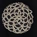Khaki Hair Net Crocheted Hair Bun Cover- LARGE