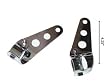 Universal Chrome headlight mounting brackets Honda CB650 CB750 customs superbike