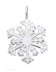 Sterling Silver Snowflake Pendant
