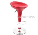 31KdX5J4nrL. SL160  The Bella Leather Bombo Modern Bar Stool Red