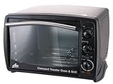 Team UK 20ltr Compact Oven & Grill complete with rotisserie - Black