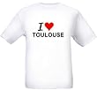 I LOVE TOULOUSE - City-series - White T-shirt
