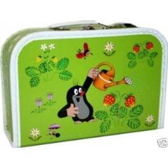 Koffer 30 cm – Puppenkoffer Kinderkoffer “Krtek” der kleine Maulwurf in hellgrün