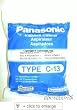 Panasonic Type C-13 Bags #AMC-S5EP- Genuine - 5 Pack