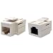 CAT5E, RJ45 Inline Keystone Coupler, White Color