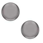 14kt White Gold 8mm Ball Stud Earrings (0.6gm)