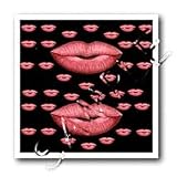 Pink Lips - 10x10 Iron On Heat Transfer For White Material