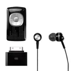 Opt Freedom Audio Bluetooth Headset für iPhone und iPod, schwarz