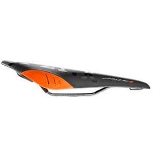 orange bike saddle