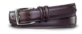 Aquarius 1 3/8 Full Grain Leather Belt #1021