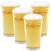 Budweiser Logo Pint Glasses - Set of 4