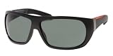 Prada Sunglasses - Designer Fashion AUTHENTIC Mens Demi Shiny Black Green Eyewear PR03HS 1BO3O1
