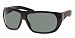 Prada Sunglasses - Designer Fashion AUTHENTIC Mens Demi Shiny Black Green Eyewear PR03HS 1BO3O1