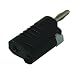 Cal Test Electronics CT2016 4mm Standard Stacking Banana Plug with Solderless Clamp Connection, 36 Amp (Pack of 10)
