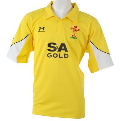 UA Wales Rugby Union Away Shirt Yellow Large UA Wales Rugby Union Away Shirt Yellow Large