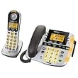 Uniden DECT 6.0 Corded/Cordless Phone With Digital Answering System&Amplified Audio D2998