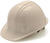 Pyramex Cap Style Hard Hat - Ratchet Suspension - White