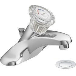 Moen Chateau Chrome 4'' Centerset Bathroom Sink Faucets