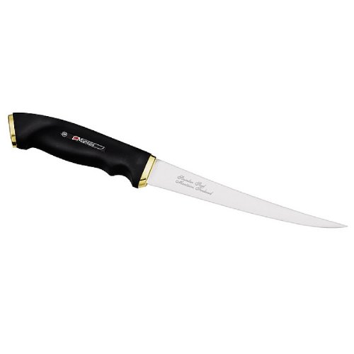 Marttiini Messer Finnisches Filiermesser, Klinge 15 cm, Kautschuk-Griff, Lederscheide 9034 Preisvergleich