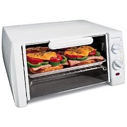Proctor Silex 31115 4-Slice Toaster Oven/Broiler, White