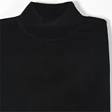 Spun Silk Long Sleeve Mock