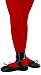 Girls Red Tights Medium - (Child)