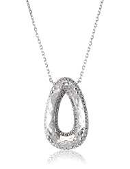 Suzanne Kalan "Vitrine" Pear White Topaz and Diamond Necklace