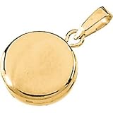 14K Yellow Gold Round Locket