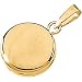 14K Yellow Gold Round Locket