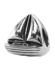 Zable Sailboat Seashore Nautical Sterling Silver Charm