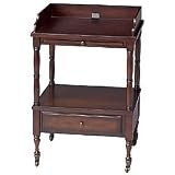 The Sloan Collection Square Side Table (Mahogany) (28.75