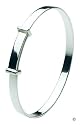 Kit Heath Sterling Silver Expandable Childs Bangle with FREE gift Box
