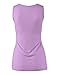 Made By Johnny Womens Sleeveless Stretch Comfy Tank Top - Slimming Camisole Layering Undershirt