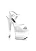 6 3/4 Inch Stiletto Heel Ankle Strap Lined Platform Sandal