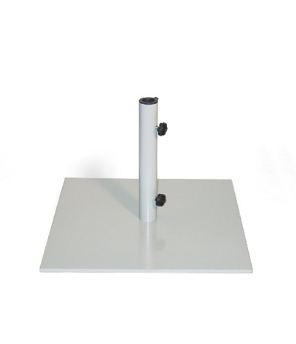 Oxford Garden 40-Pound Powder Coated Steel Market Umbrella Stand, Gray On Sale