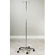 CLINTON ECONOMY IV POLES Five-leg, Aluminum base, 2 hook Item# IV-45