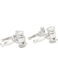 ROTENIER "Novelty" Sterling Silver Gavels Cufflinks