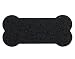 ORE Pet Recycled Rubber Skinny Bone Placemat - Black